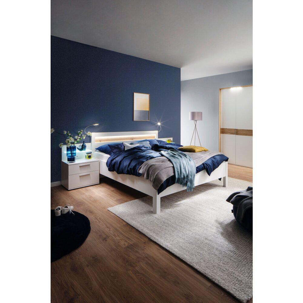 Lampadaire SCHÖNER-WOHNEN-Kollektion Pina Nickel mat, 3 lumières main product photo