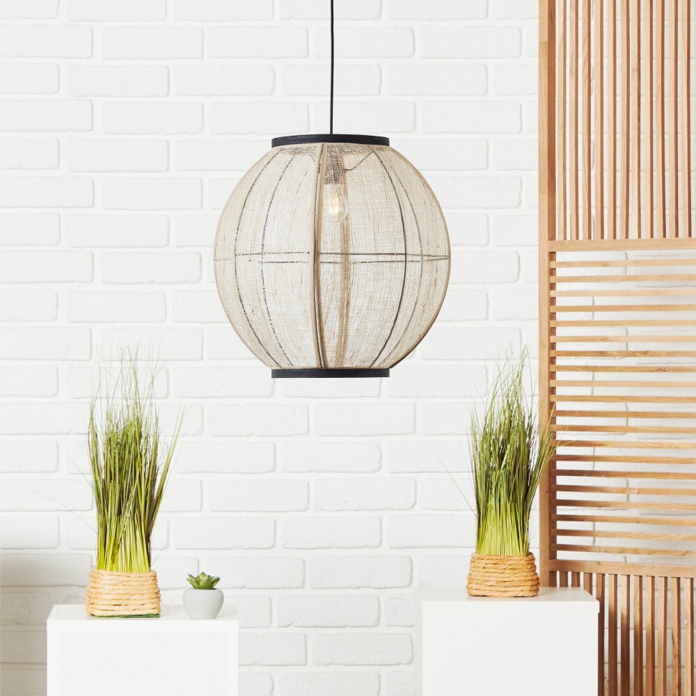 Suspension Brilliant-Leuchten Tanah Noir, 1 lumière main product photo