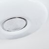 Plafonnier Page LED Blanc, 2 lumières, Télécommandes, Changeur de couleurs