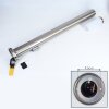 Borne lumineuse Sessa Nickel mat, 1 lumière