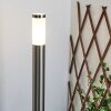 Borne lumineuse Sessa Nickel mat, 1 lumière