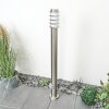 Borne lumineuse Tunes Nickel mat, 1 lumière