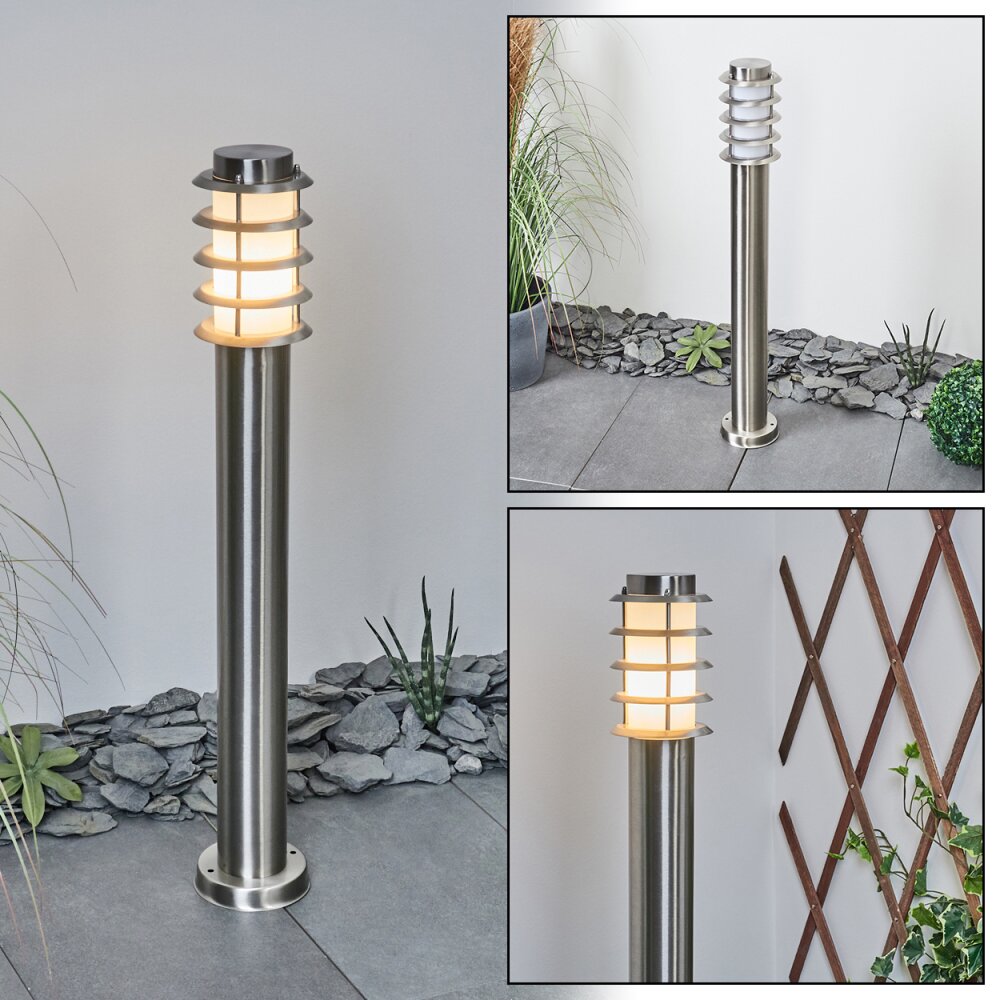 Borne lumineuse Tunes Nickel mat, 1 lumière main product photo