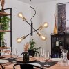 Suspension Gryon Laiton, Noir, 4 lumières