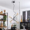Suspension Gryon Laiton, Noir, 4 lumières