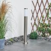 Borne lumineuse Sessa Nickel mat, 1 lumière