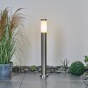 Borne lumineuse Sessa Nickel mat, 1 lumière