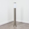 Borne lumineuse Sessa Nickel mat, 1 lumière