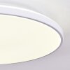 Plafonnier Bergell LED Blanc, 1 lumière
