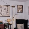 Lampadaire Rom LED Vieux laiton, 2 lumières