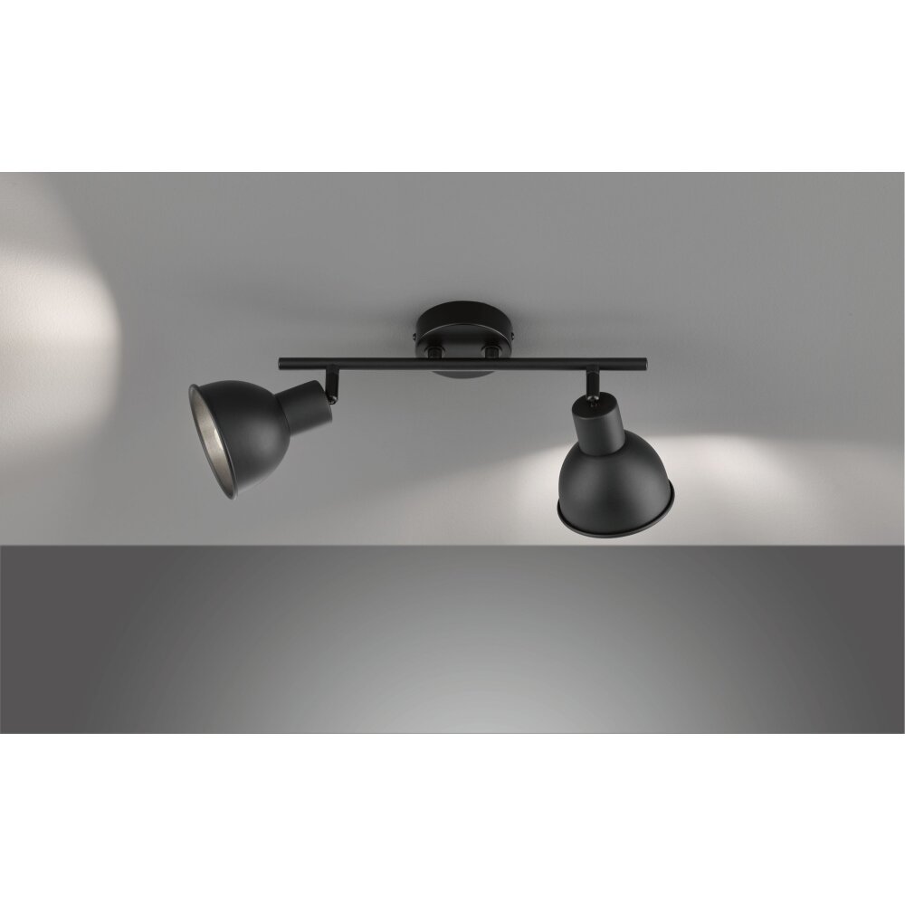 Plafonnier Fischer-Honsel Speedy Noir, 2 lumières main product photo