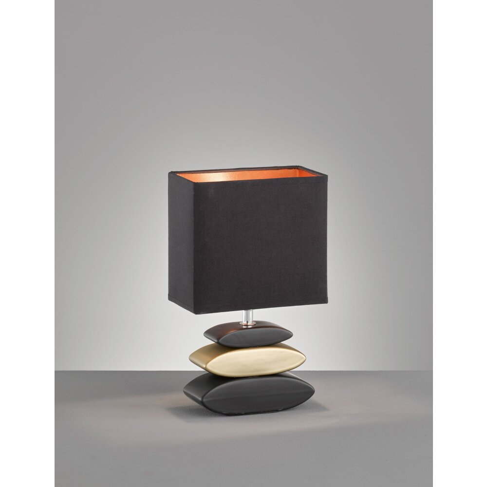 Lampe de table Fischer-Honsel Liner Noir, 1 lumière main product photo