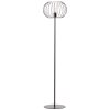Lampadaire Brilliant-Leuchten Silemia Écru, Noir, 1 lumière