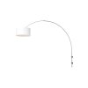 Applique murale Steinhauer Sparkled Light Acier brossé, 1 lumière