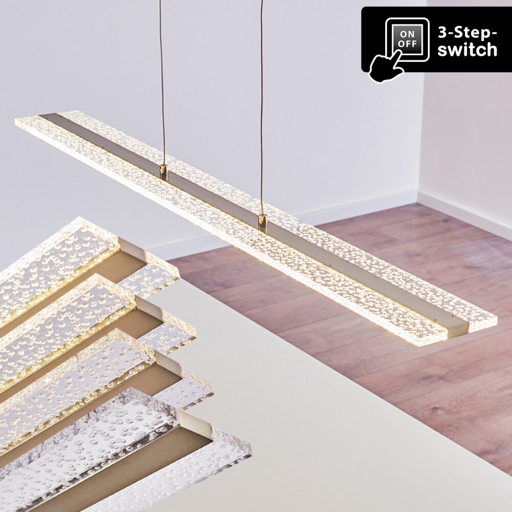 Suspension Nibe LED Nickel mat, 1 lumière main product photo