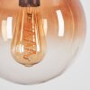 Suspension Degevos Brun, 1 lumière