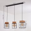 Suspension Fevaag Noir, 3 lumières