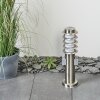 Borne lumineuse Tunes Nickel mat, 1 lumière