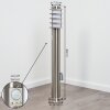 Borne lumineuse Tunes Nickel mat, 1 lumière, Détecteur de mouvement