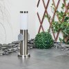 Borne lumineuse Sessa Nickel mat, 1 lumière