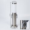 Borne lumineuse Sessa Nickel mat, 1 lumière