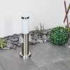 Borne lumineuse Sessa Nickel mat, 1 lumière