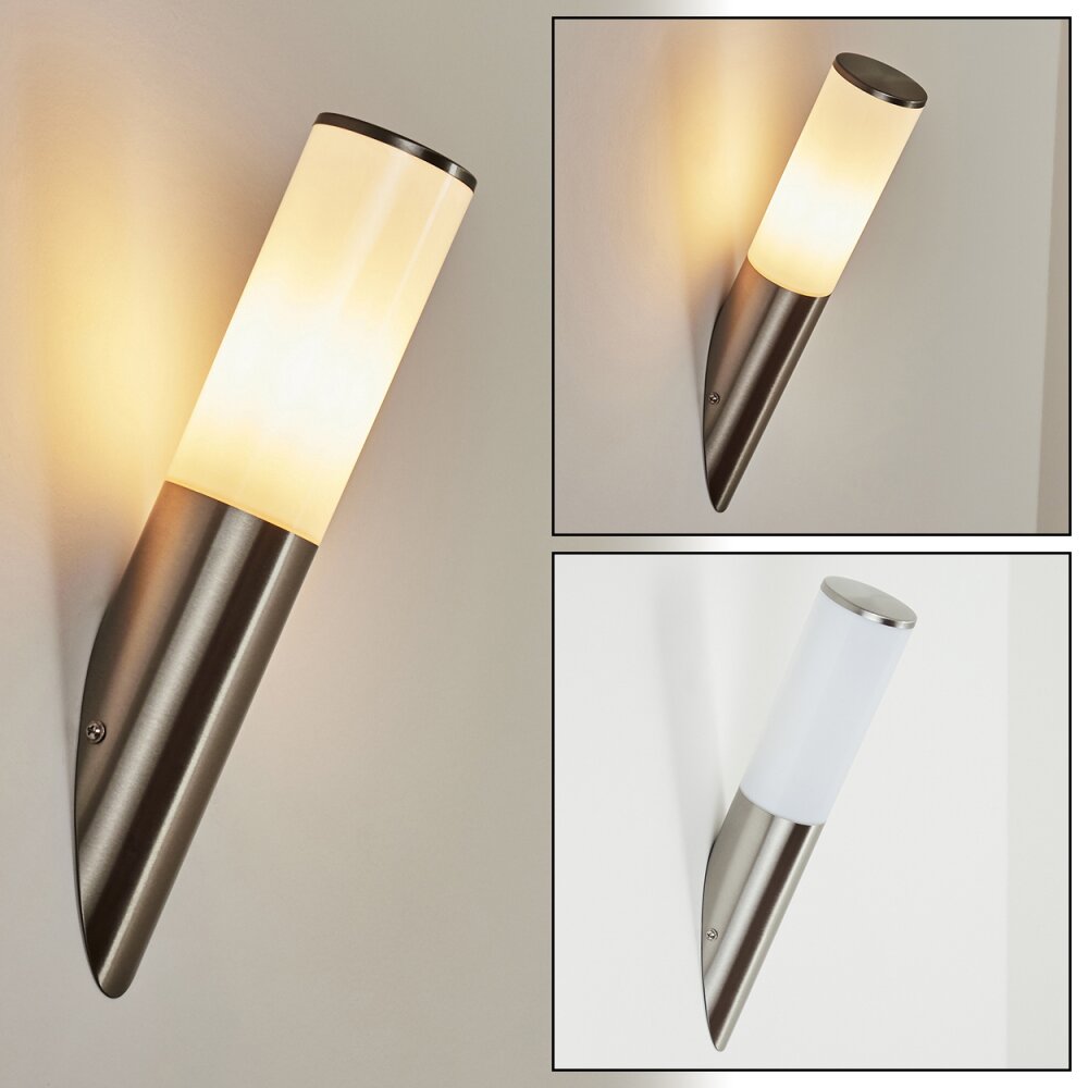 Applique murale d'extérieur Caserta Nickel mat, 1 lumière main product photo