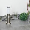 Borne lumineuse Sessa Nickel mat, 1 lumière, Détecteur de mouvement