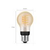 LED E27 7 Watt 2200 - 4500 Kelvin 550 Lumen Philips Hue White Ambiance