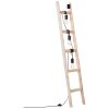Lampadaire Brilliant Ladder Écru, Noir, 3 lumières