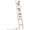 Lampadaire Brilliant Ladder Écru, Noir, 3 lumières