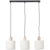 Suspension Brilliant Pia Noir, 3 lumières