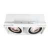 Spot encastrable Lucide TRIMLESS Blanc, 2 lumières