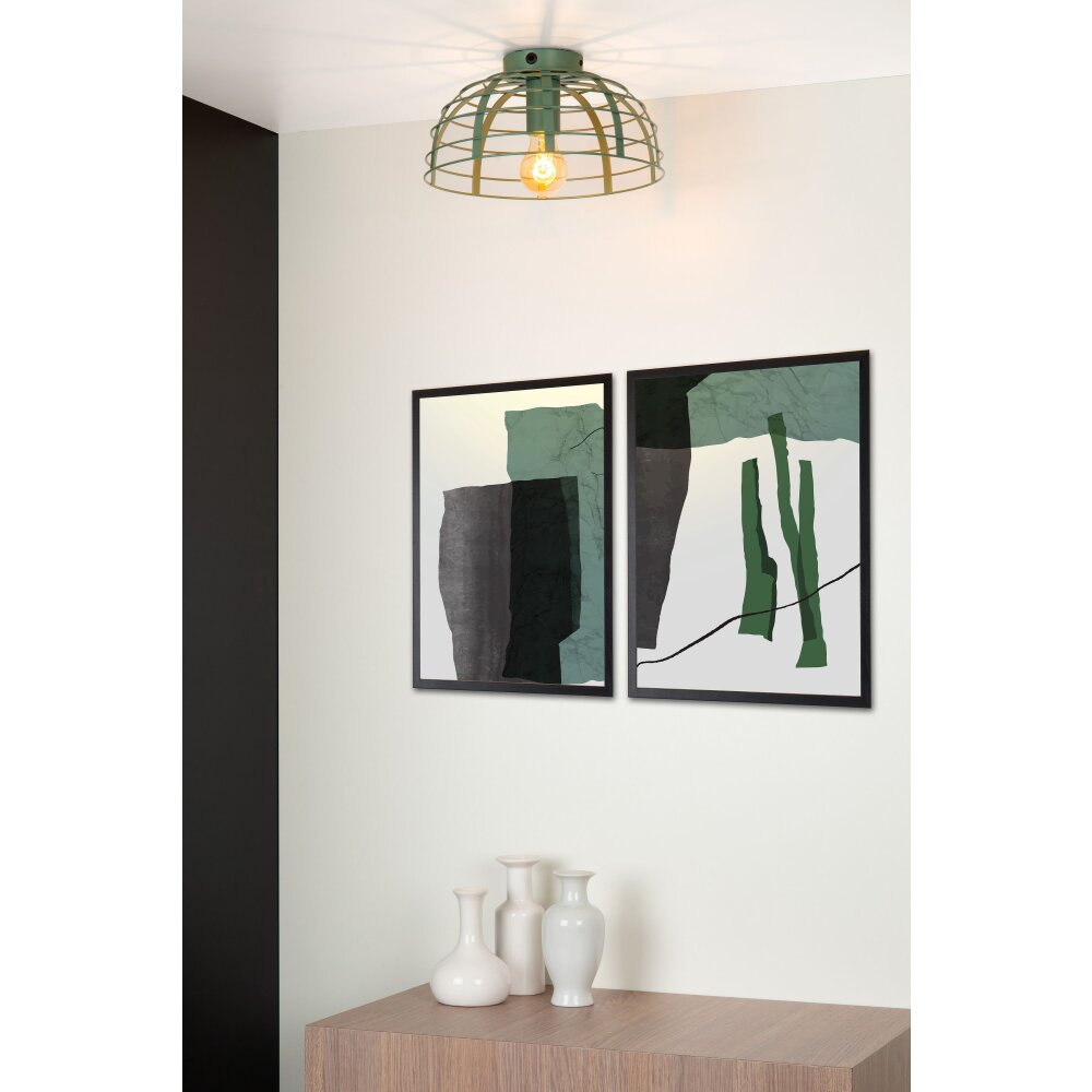 Plafonnier Lucide ELODIE Bleu, 1 lumière main product photo