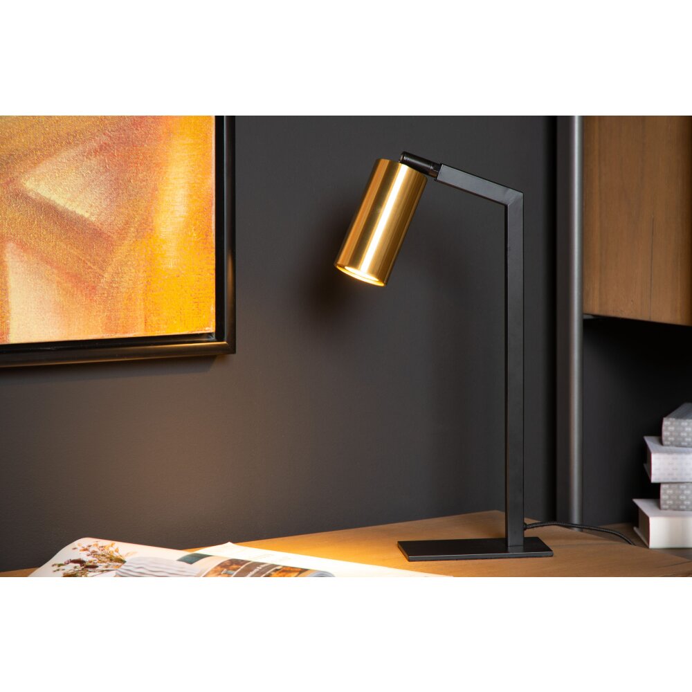 Lampe de table Lucide SYBIL Noir, 1 lumière main product photo