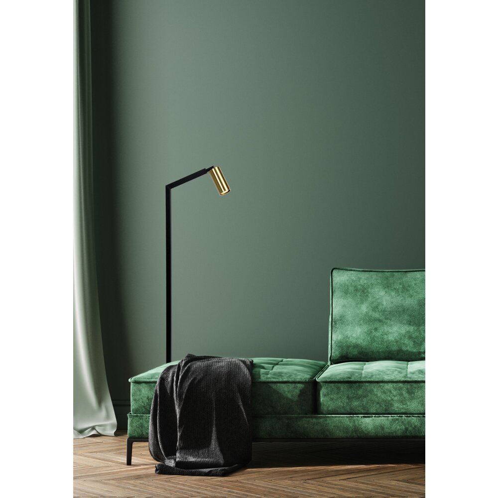 Lampadaire Lucide SYBIL Noir, 1 lumière main product photo