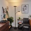 Lampadaire Busswil LED Noir, 2 lumières