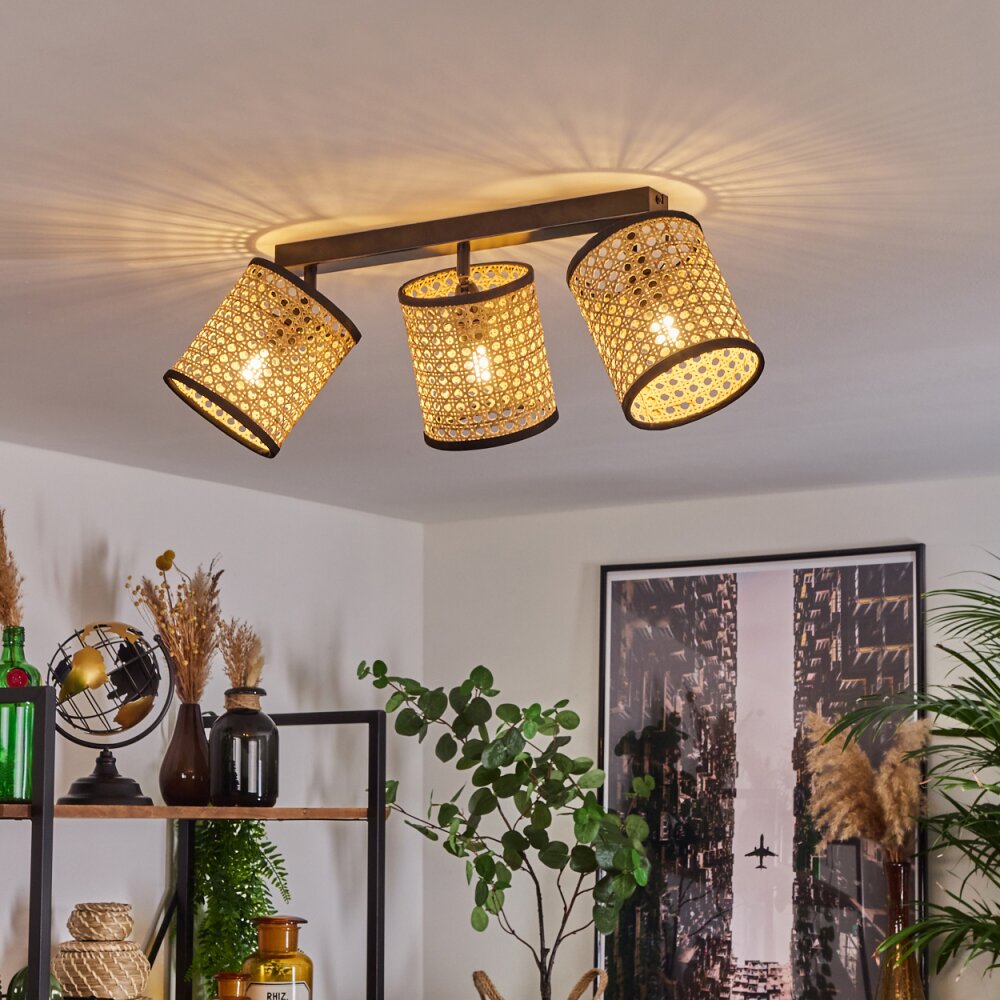 Plafonnier Jonas Noir, 3 lumières main product photo