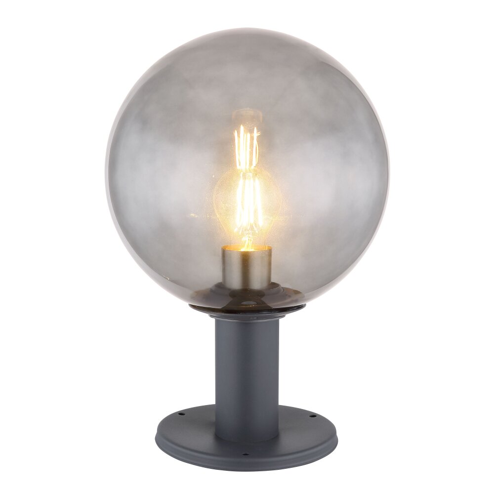Borne lumineuse Globo HEDWIG Anthracite, 1 lumière main product photo
