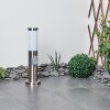 Borne lumineuse Sessa Nickel mat, 1 lumière