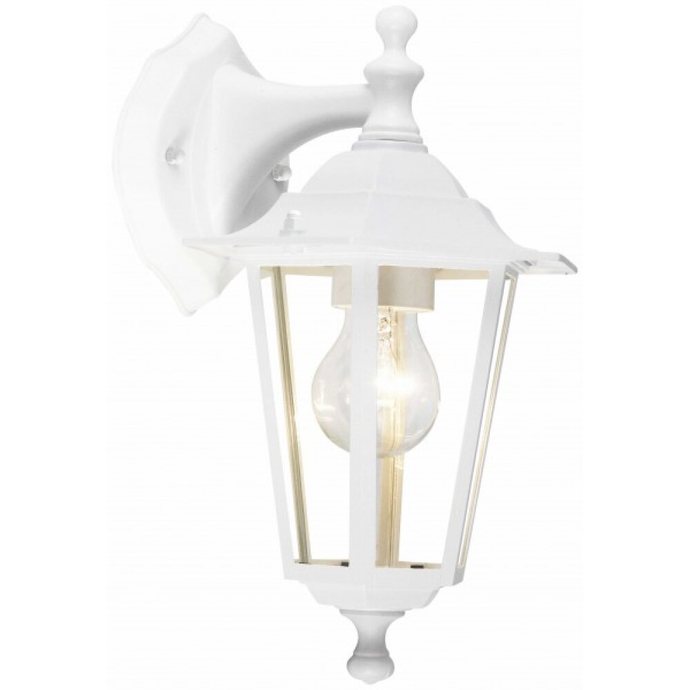 Applique murale d'extérieur Brilliant Crown Blanc, 1 lumière main product photo