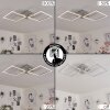 Plafonnier Buren LED Nickel mat, 1 lumière