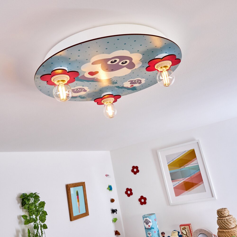 Plafonnier Brenets Blanc, 3 lumières main product photo