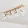 Plafonnier Orny Écru, Blanc, 4 lumières