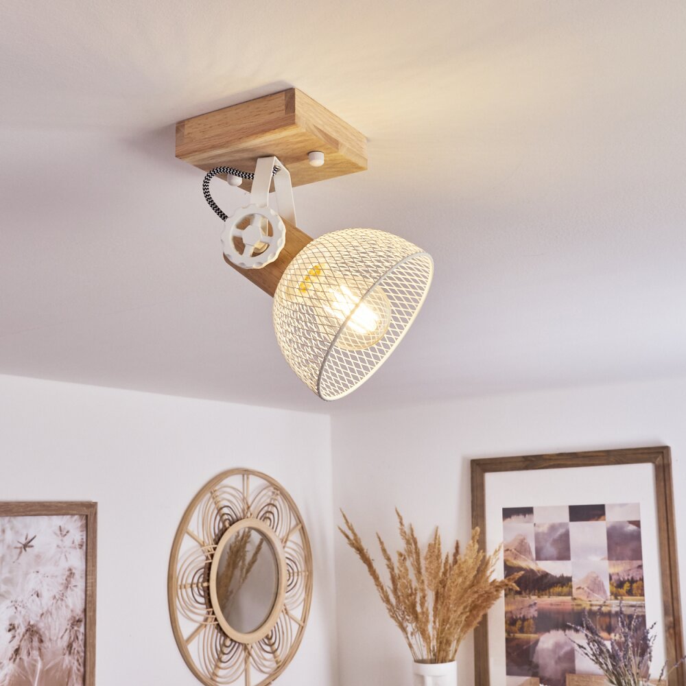 Plafonnier Orny Écru, Blanc, 1 lumière main product photo