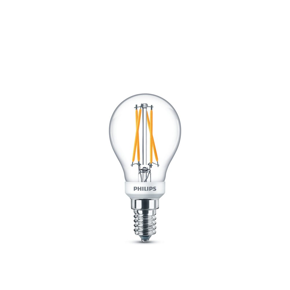 LED E14 2 Watt 2200-2700 Kelvin 270 Lumen Philips main product photo