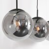 Suspension Steinhauer Bollique Noir, 3 lumières