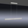 Suspension Leuchten-Direkt LOLAsmart-NILA LED Aluminium, 2 lumières, Télécommandes, Changeur de couleurs