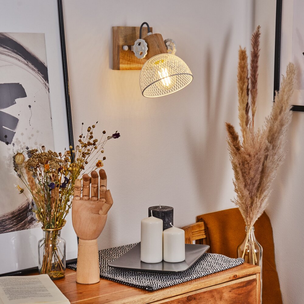 Plafonnier Orny Écru, Blanc, 1 lumière main product photo
