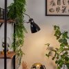 lampe â clipper Brienz Chrome, Noir, 1 lumière